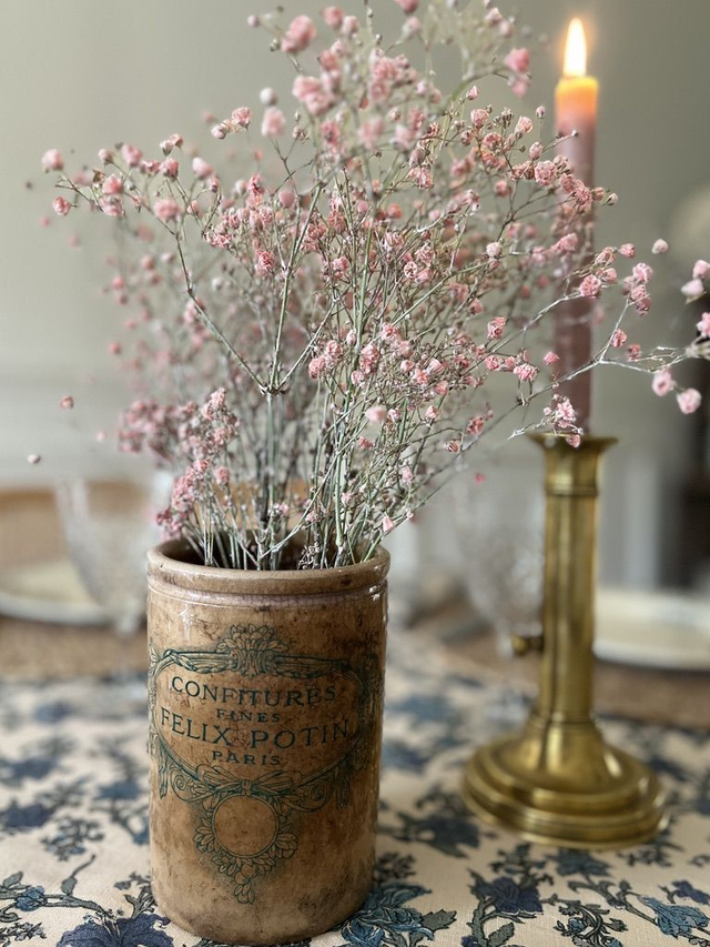 FELIX - Pot de confiture patiné Felix Potin MM signé Lunéville 