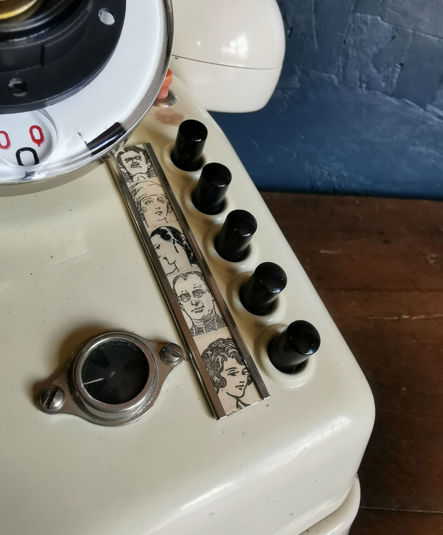 Lampe industrielle vintage métal bakélite standard téléphonique "Telic années 50-60"