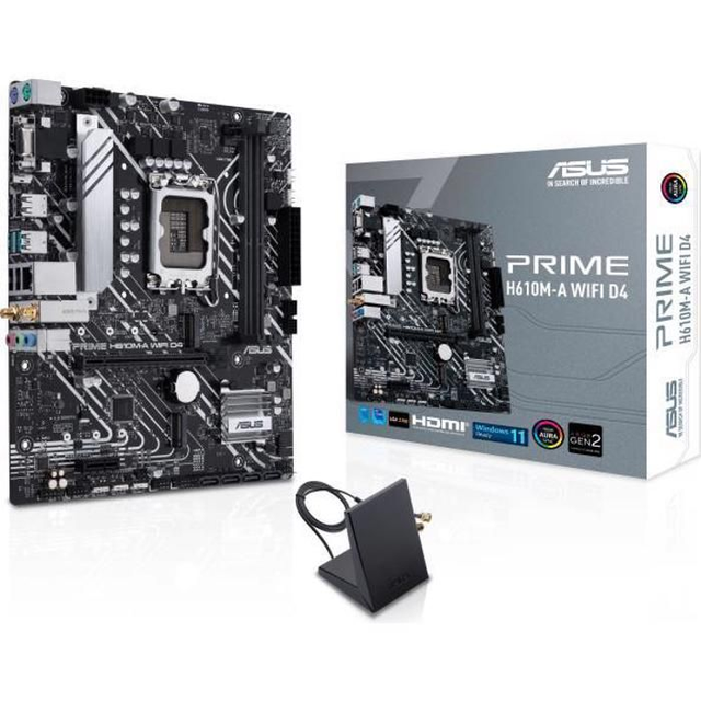 02.1.0028 – Scheda Madre ASUS PRIME H610M-A WiFi D4 LGA1700 – Entry Level con WiFi integrato