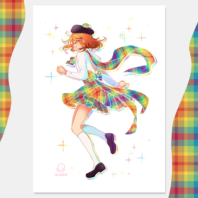 Print A5 Tęczowy Ukechan