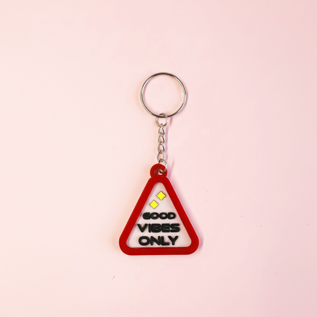 Good Vibes Only Motivational Keyring -TheGOOD3.0