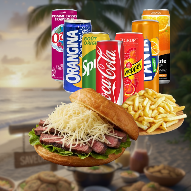 Menu Bokit B8 : Steak, Fromage