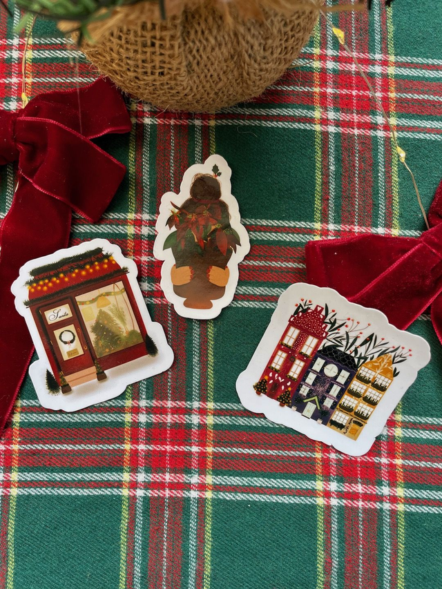 Stickers de Noël - 3 pièces 