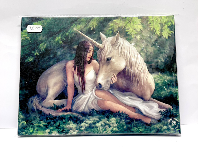 Anne Stokes Art - Pure Heart Hanging Canvas Print