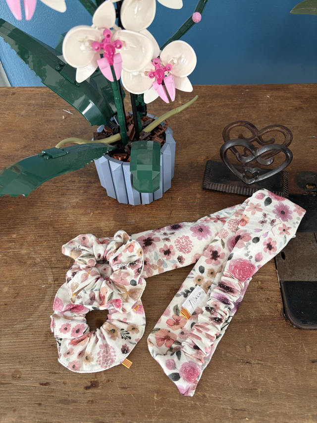 Accessoires cheveux double gaze HORTENCE