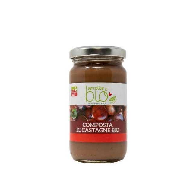 COMPOSTA DI CASTAGNE 220G SEMPLICE&amp;BIO