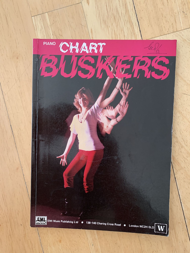 Piano Chart Buskers Sheet Music Book
