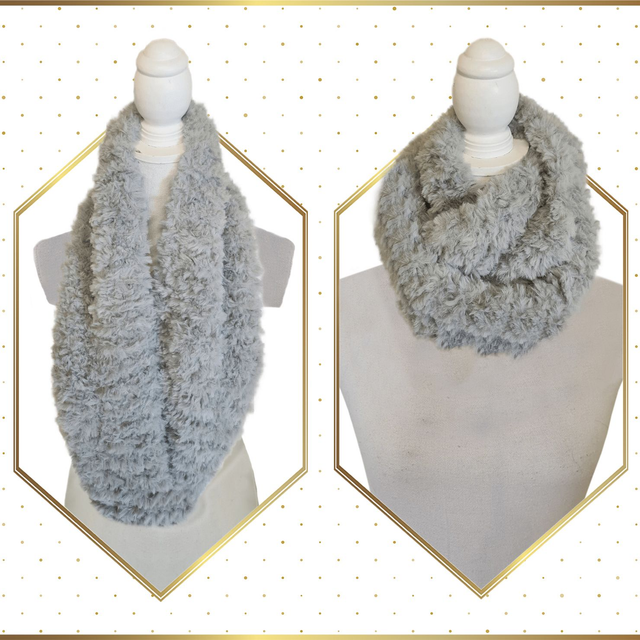 Echarpe circulaire Gris Clair