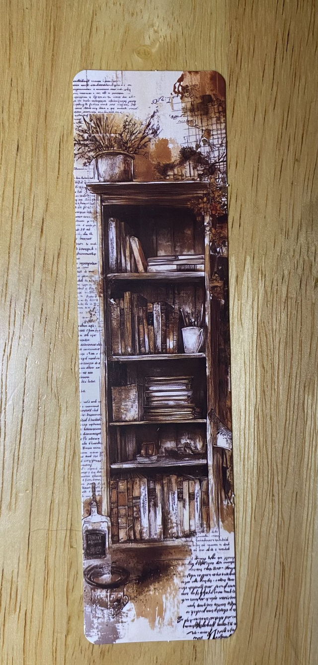 Marque-page-Entre deux pages (Style V)