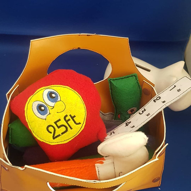 Children's Soft Toy Tool Set &amp; Bag - Personalised Bag