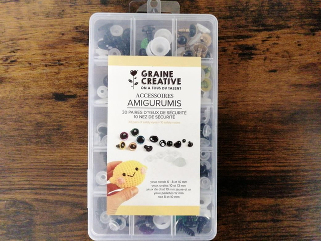 30 paires yeux + 10 nez de sécurité 