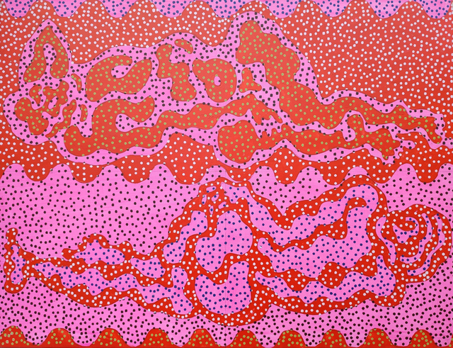 Dwa akty - Nowy Strukturalizm, 100x131 akryl płótno 2020