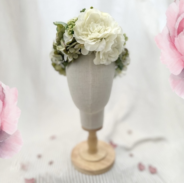 A-04 Faux Flower Crown