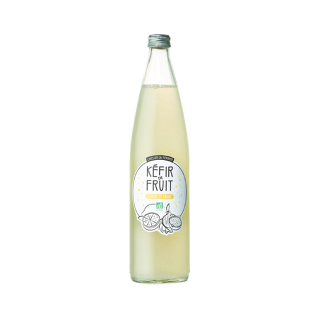 Kéfir de Fruit Citron et Figue Bio - 75cl
