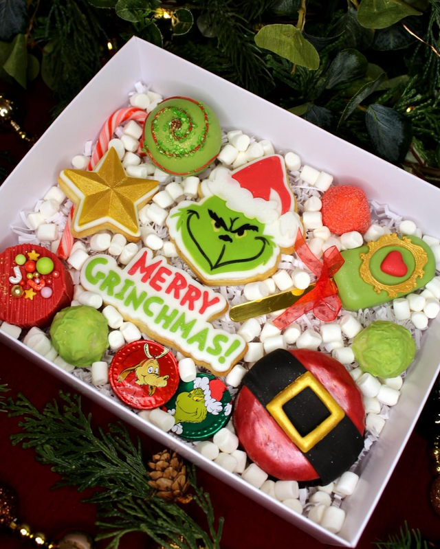 Mega Mean Green Christmas Treat Box