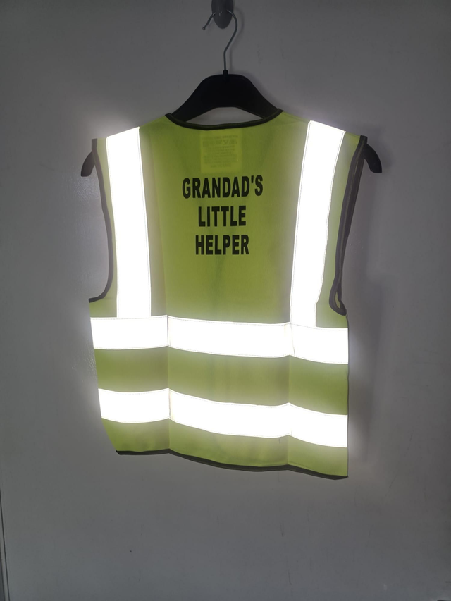 Children's personlised hi vis 