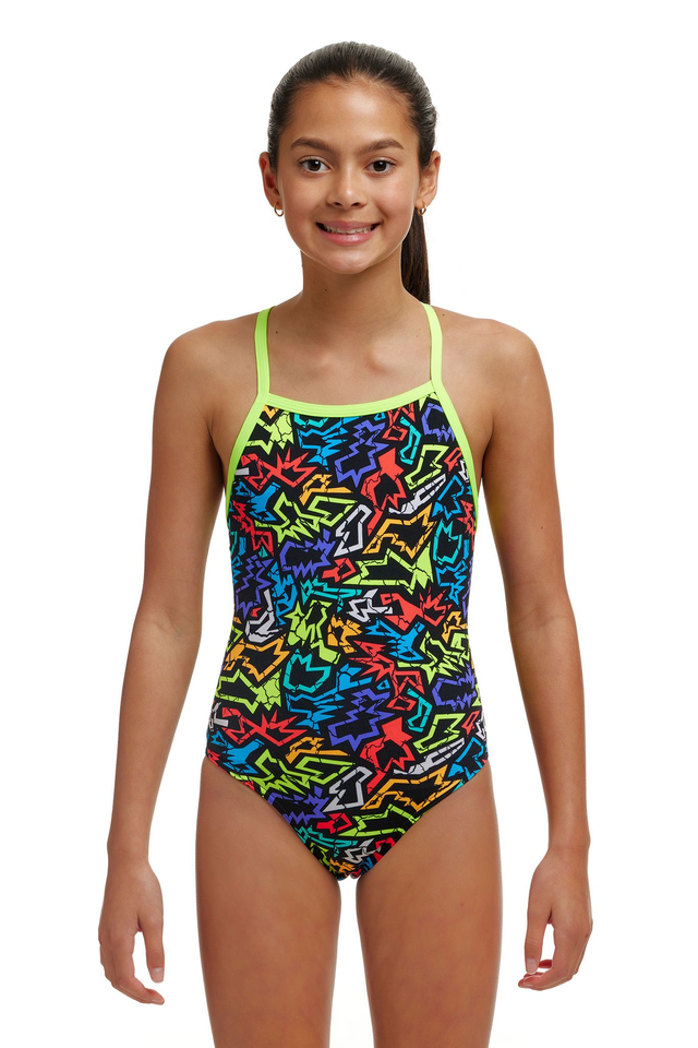GIRL'S FUNKITA FUNK ME TIE ME TIGHT ONE PIECE