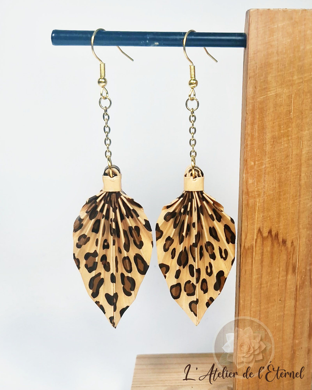 Boucles d'oreilles Leafline - Collection animale