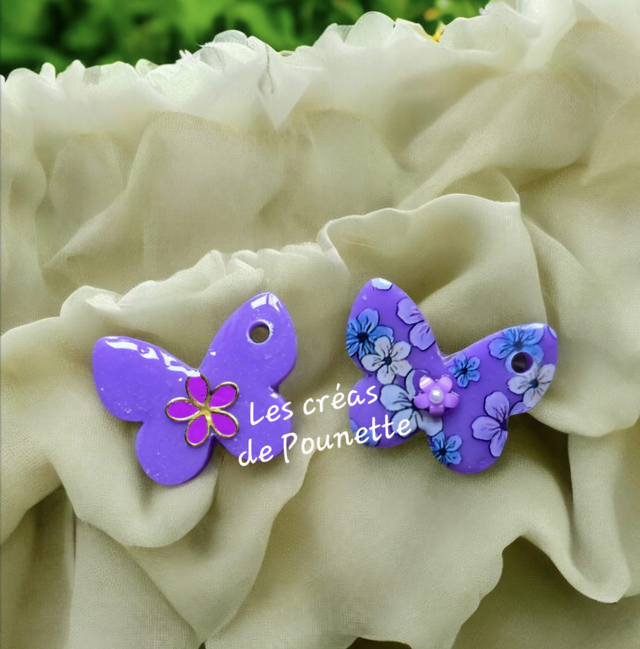 Pampilles papillons réversibles