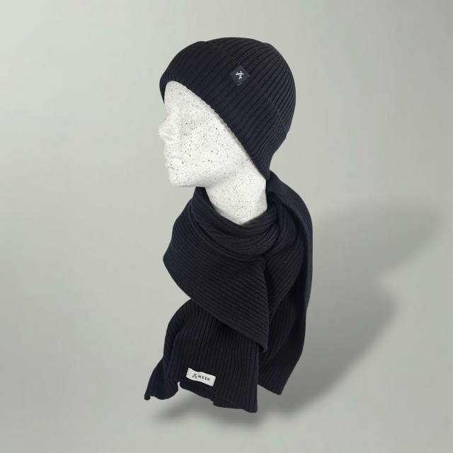 Ripp-Mütze "Lou" aus extrafeiner Merinowolle