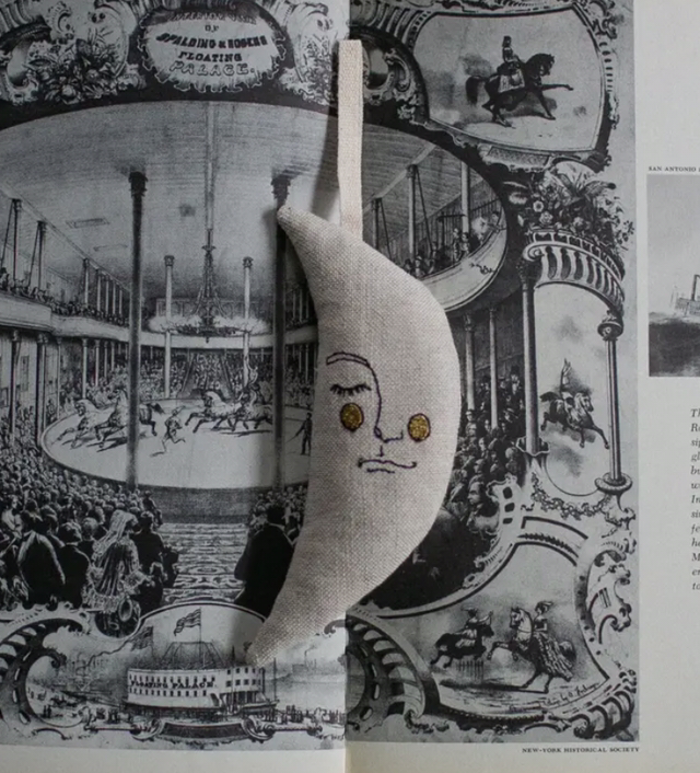 Moon Cotton Hanging Decoration