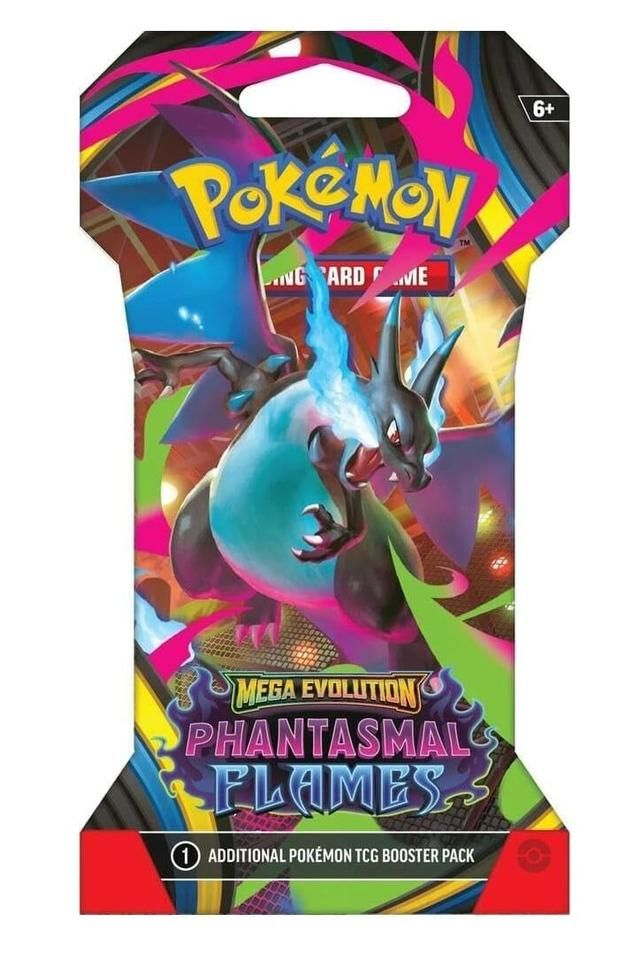 Pokémon Trading Card Game TCG: Mega Evolution - Phantasmal Flames Sleeved Booster