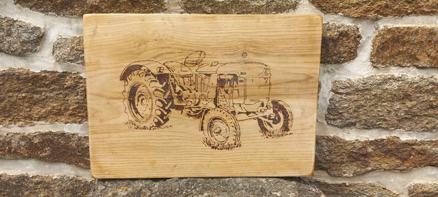 Tracteur décoration 