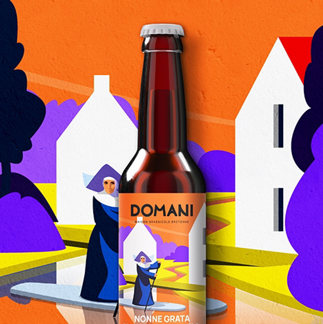 Bière DOMANI Nonne Grata &quot;Blonde Style Abbaye&quot; Bio - 75cl