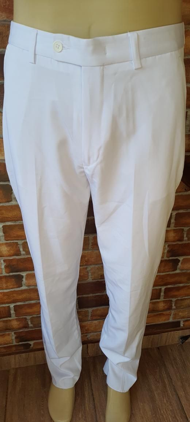 Calça MASC. BRANCA. T/44