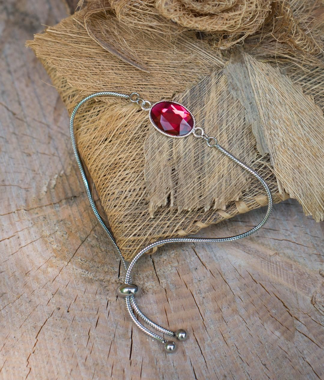 Bracelet cristal rouge