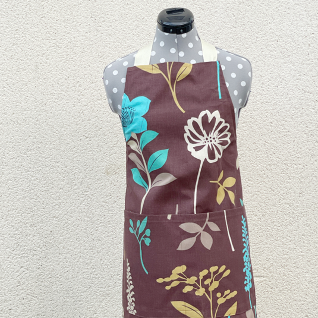 Floral Flair Kitchen Apron