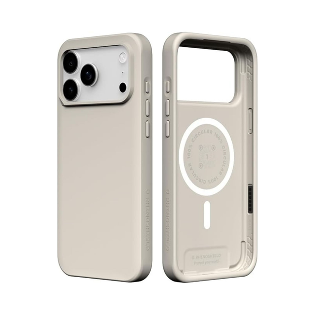 RHINOSHIELD Custodia SolidX MagSafe iPhone 17 Pro Max (Guscio Beige)
