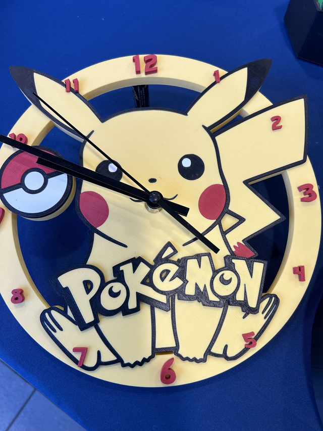 Pokémon Pikachu themed wall clock