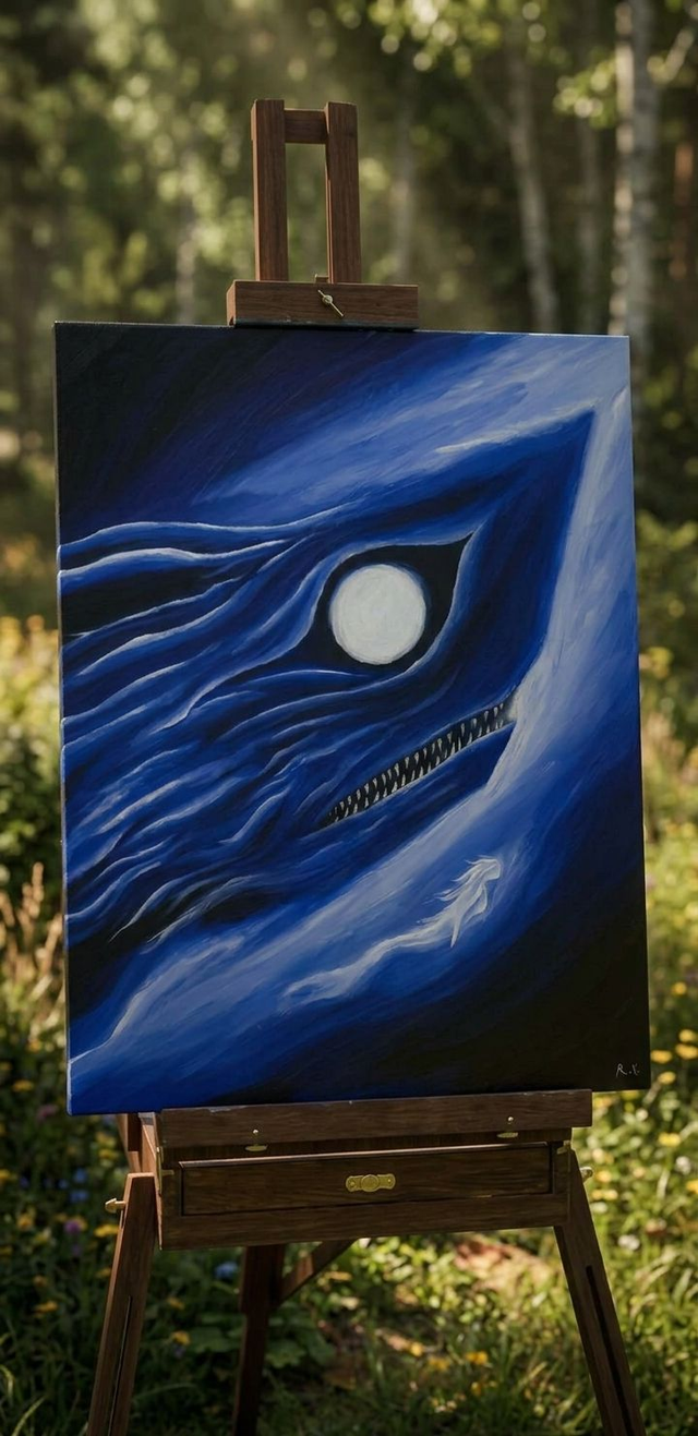 Dragon bleu ancient