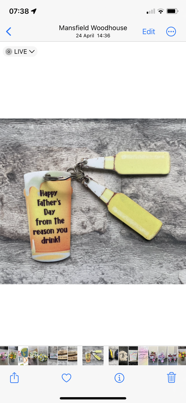 Reason you drink keyring 