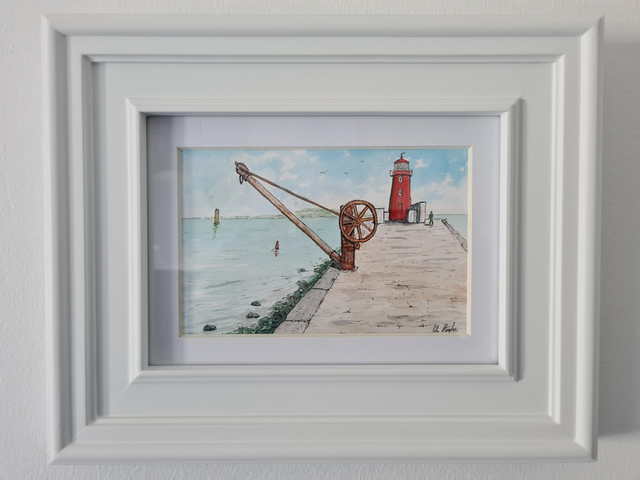 SOLD Poolbeg Lighthouse 6 Inch X 4 Inch