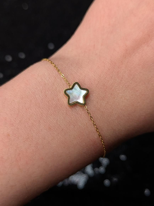 Bracelet nacre étoile 