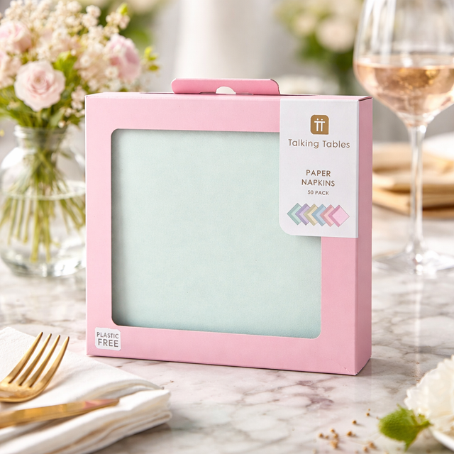 Serviettes pastel 50 pces 