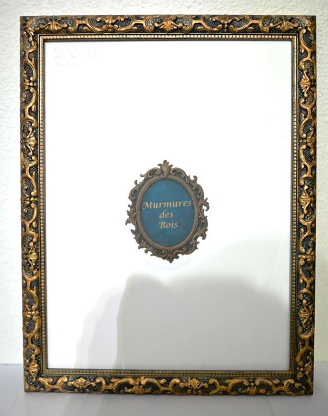 Cadre cuivré style baroque