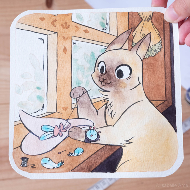 Print carré - Bunny modiste 