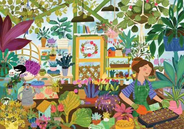 Puzzle My Happy Place Is In The Greenhouse