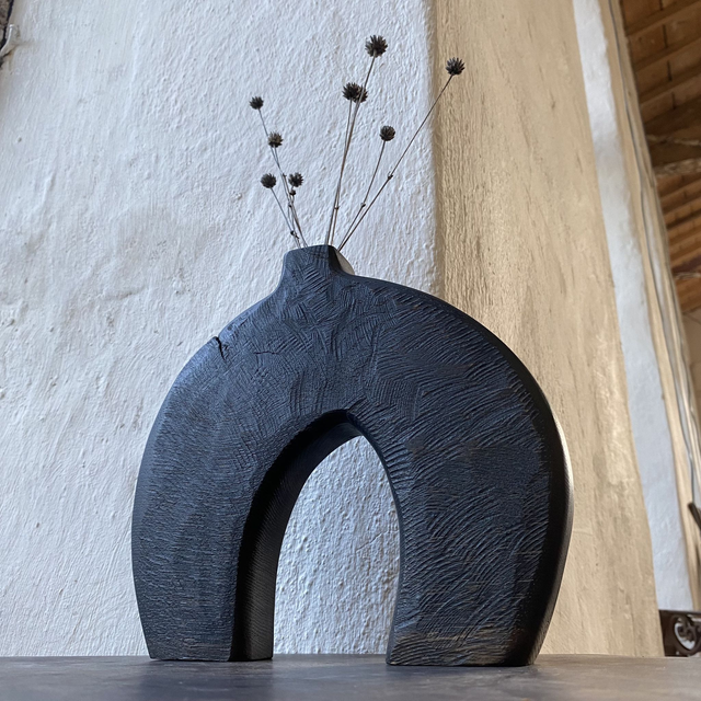 Soliflore Callipyge, Chêne ébonisé