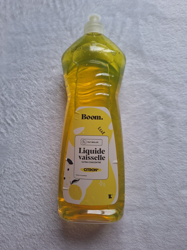 Liquide vaisselle BOOM citron 1L
