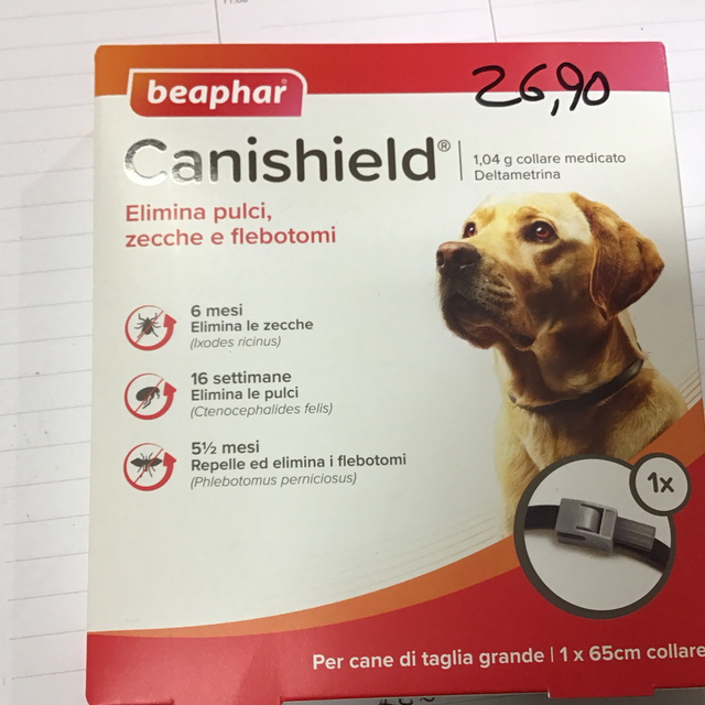BEAPHER ELIMINA PULCI E ZECCHE E FLEBOTOMI COLLARE DOG 8711231173594