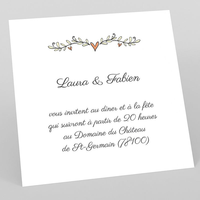 Carte de mariage - 250g