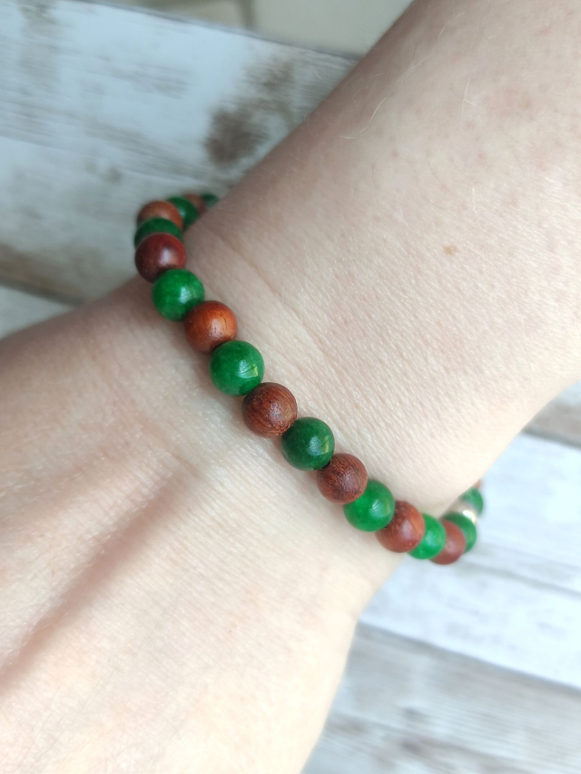 Bracelet lithothérapie &quot;Jade&quot;