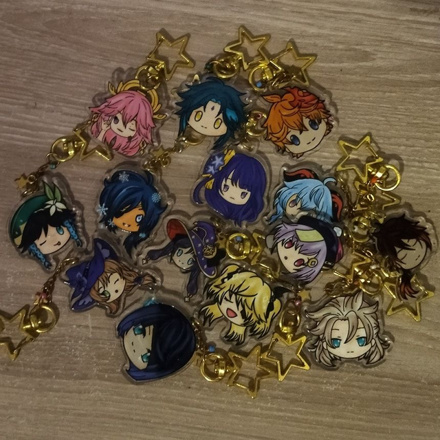 Genshin Impact - acryliques