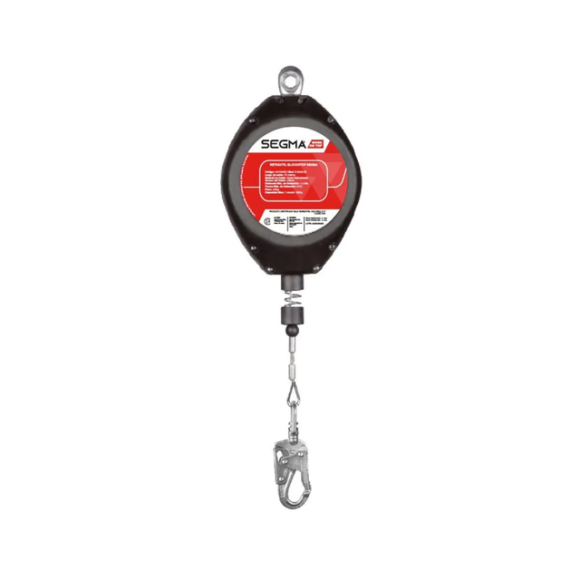 Retractil De Cable Metalico 10 Mts.Blockstop Segma