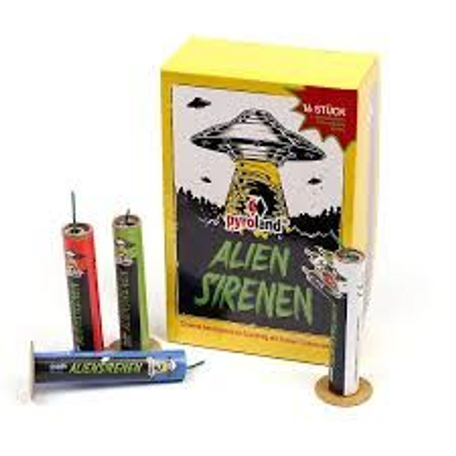 ALIEN SIRENEN 16er Pack - PYROLAND