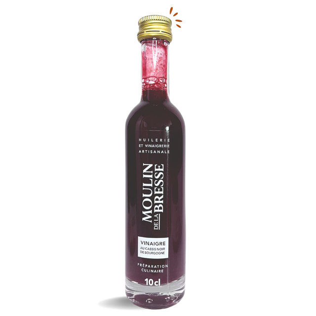 41｜Vinaigre à la pulpe de cassis noir de Bourgogne -  Le moulin de la Bresse